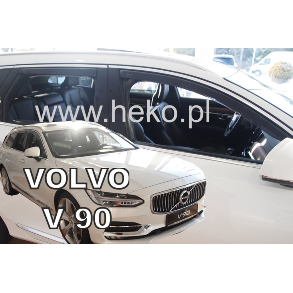 Ofuky oken Volvo V90 5D 2016- přední + zadní | Heko