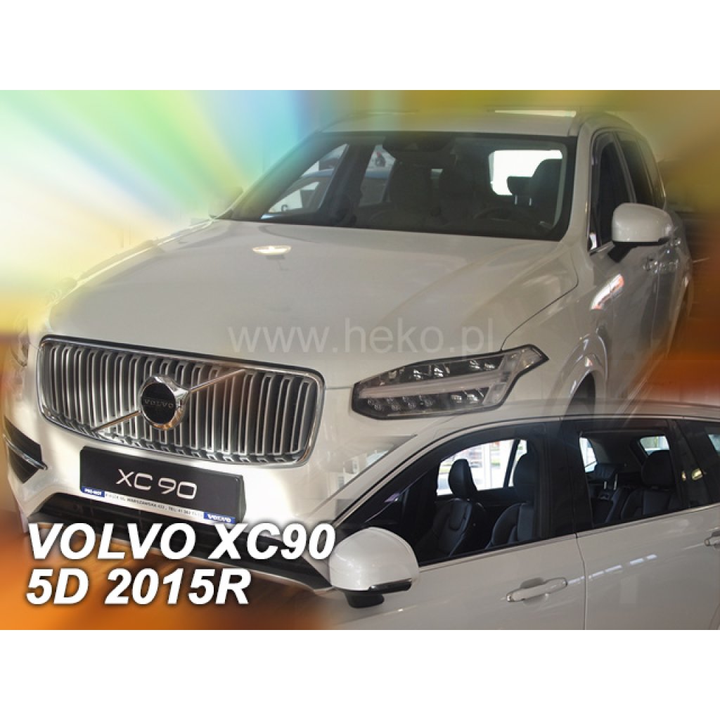 Ofuky oken Volvo XC90 5D 2015- přední + zadní | Heko