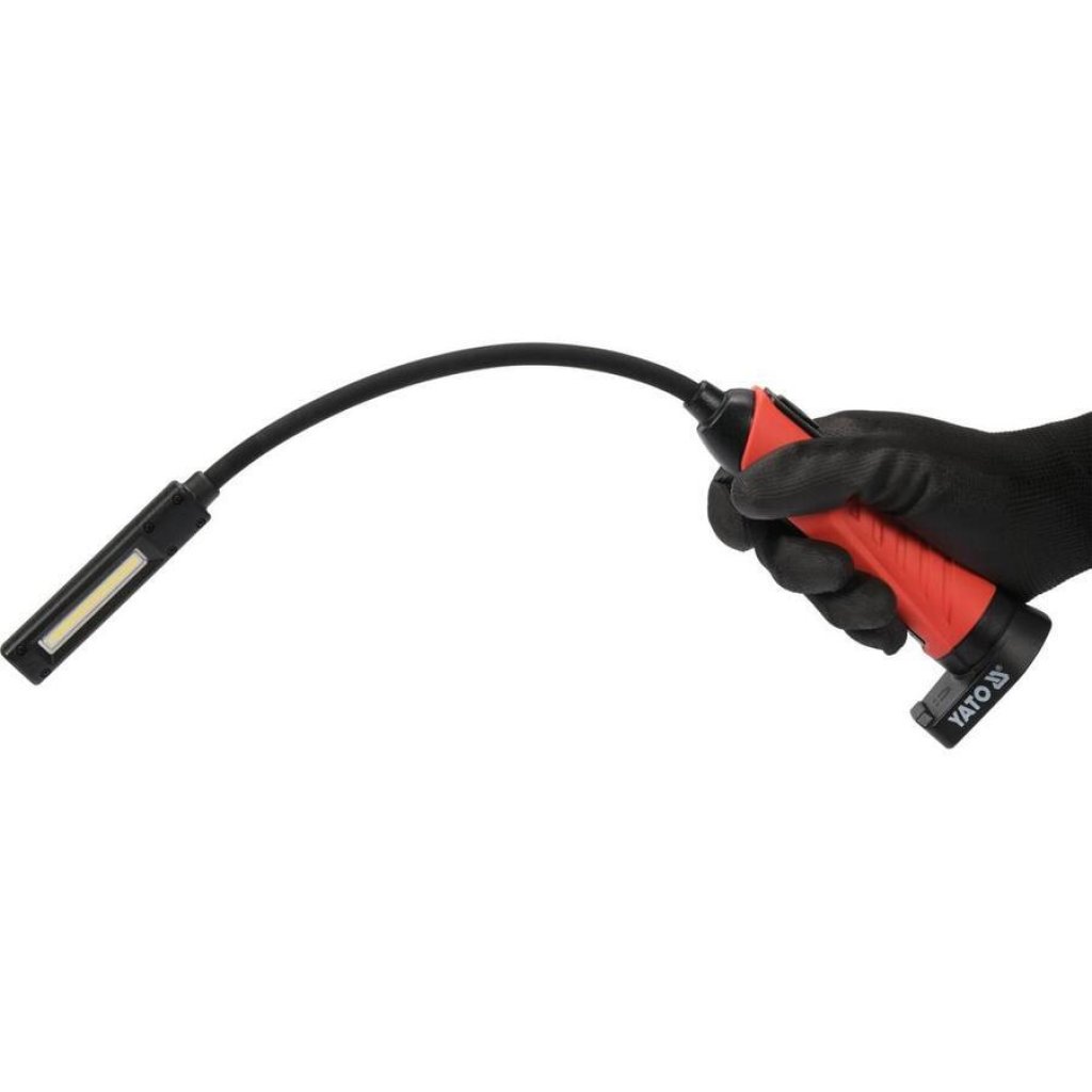 Ohebná AKU montážní lampa, COB LED, 500 lm - YT-08527