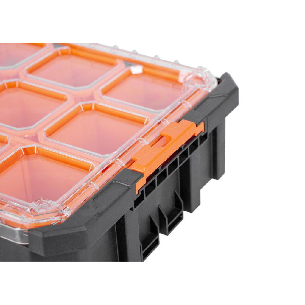 Organizér na šroubky a drobný materiál, 12 přihrádek - TC320369