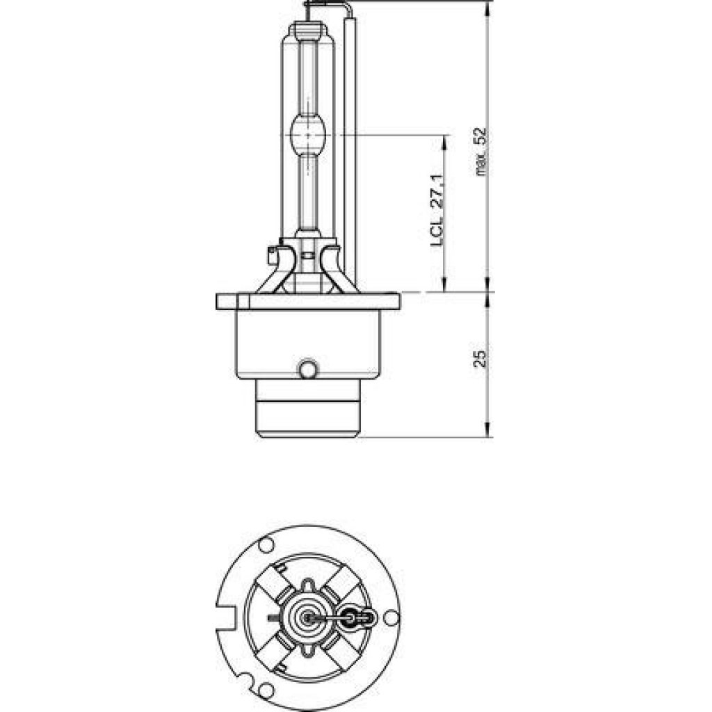 OSRAM 12V D2S 35W xenarc (1ks)