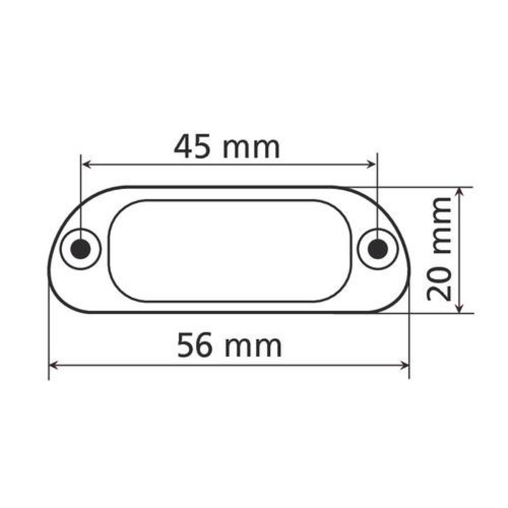 Osvětlení SPZ, 4 LED, 90162