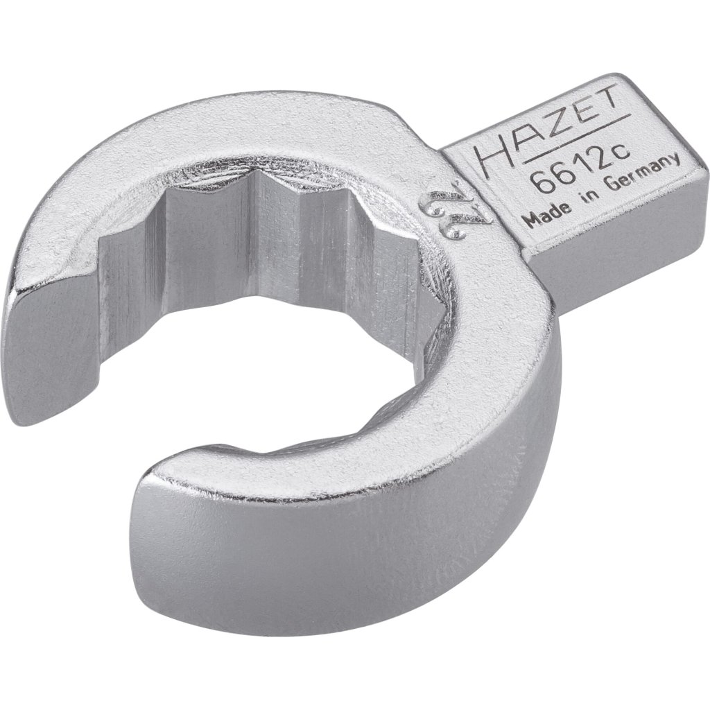 Otevřený nástrčný očkový klíč, 22 mm, 9 x 12 mm, 6612C-22 - HA028825