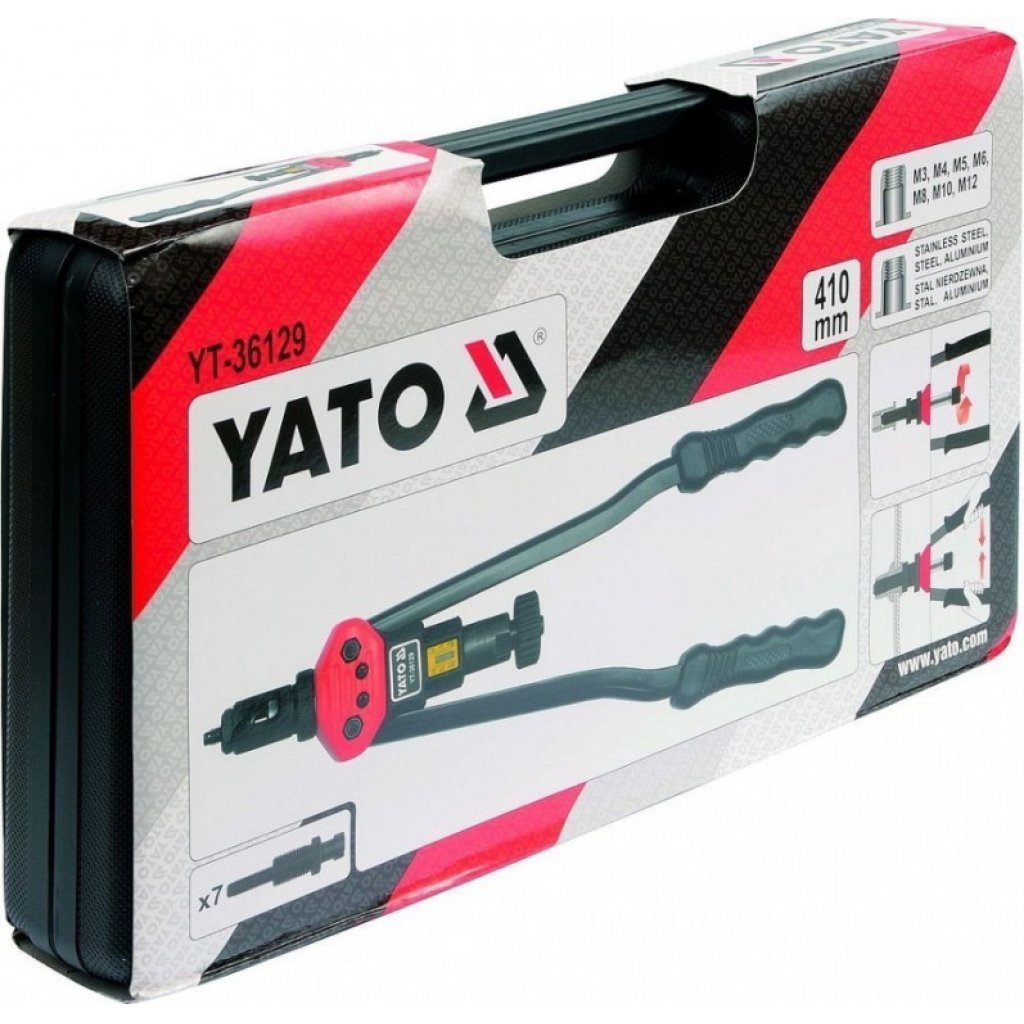 Pákové nýtovací kleště na matice 410 mm Yato - YT-36129
