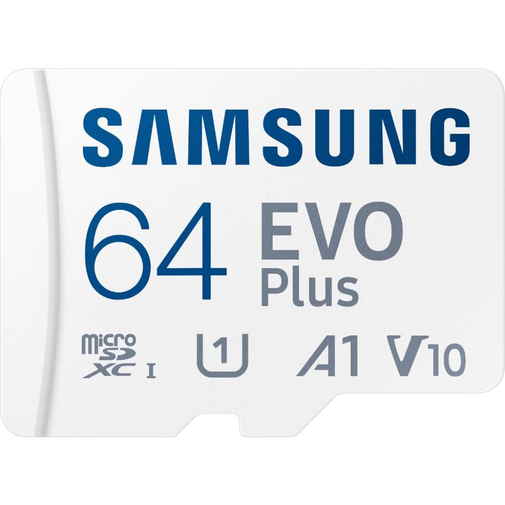 Paměťová karta MicroSDXC 64GB 160M + adaptér, SAMSUNG EVO Plus