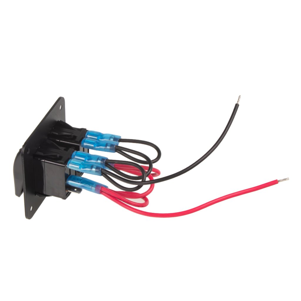 Panel s 2x spínači Rocker 12/24V