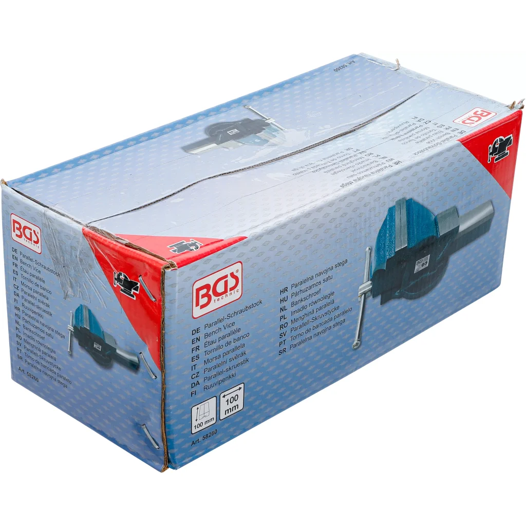 Paralelní svěrák BGS, 100 mm, 5 kg - B58260