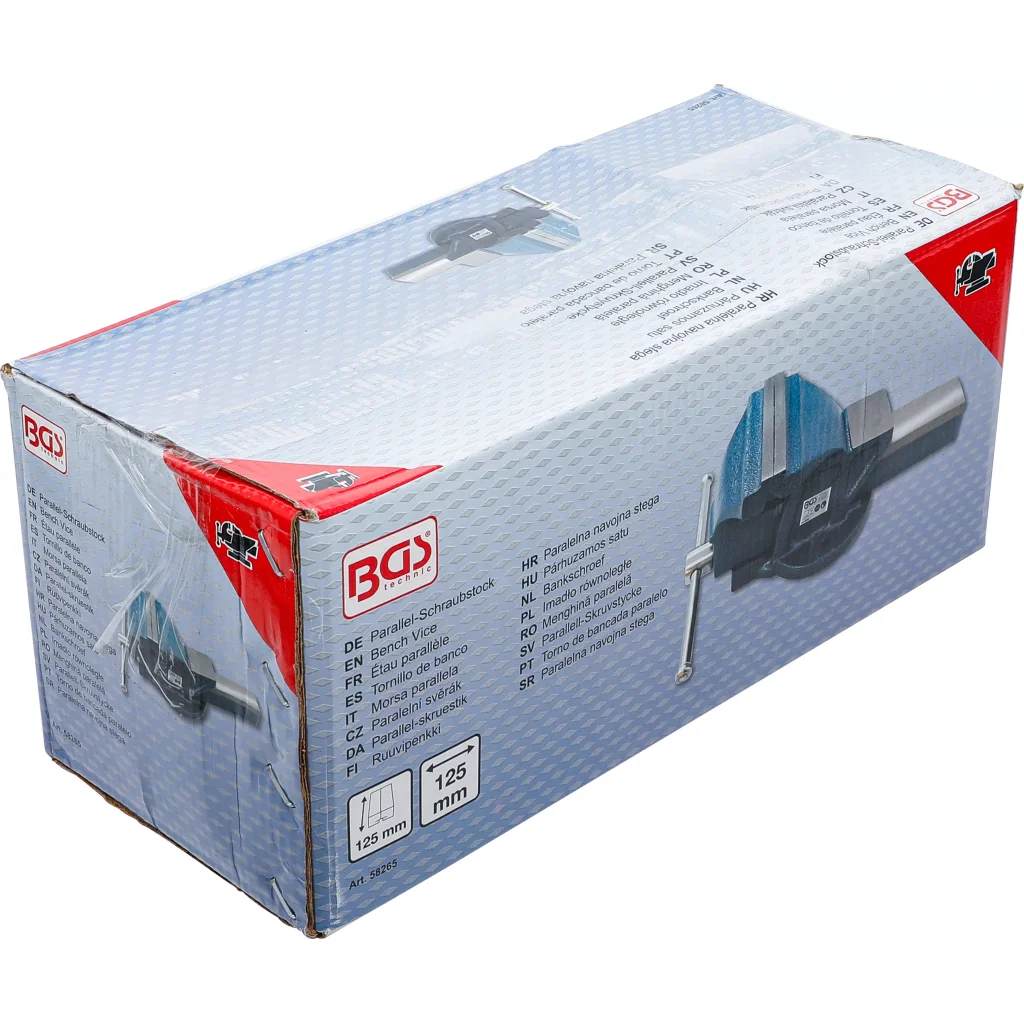 Paralelní svěrák BGS, 125 mm, 8,4 kg - B58265
