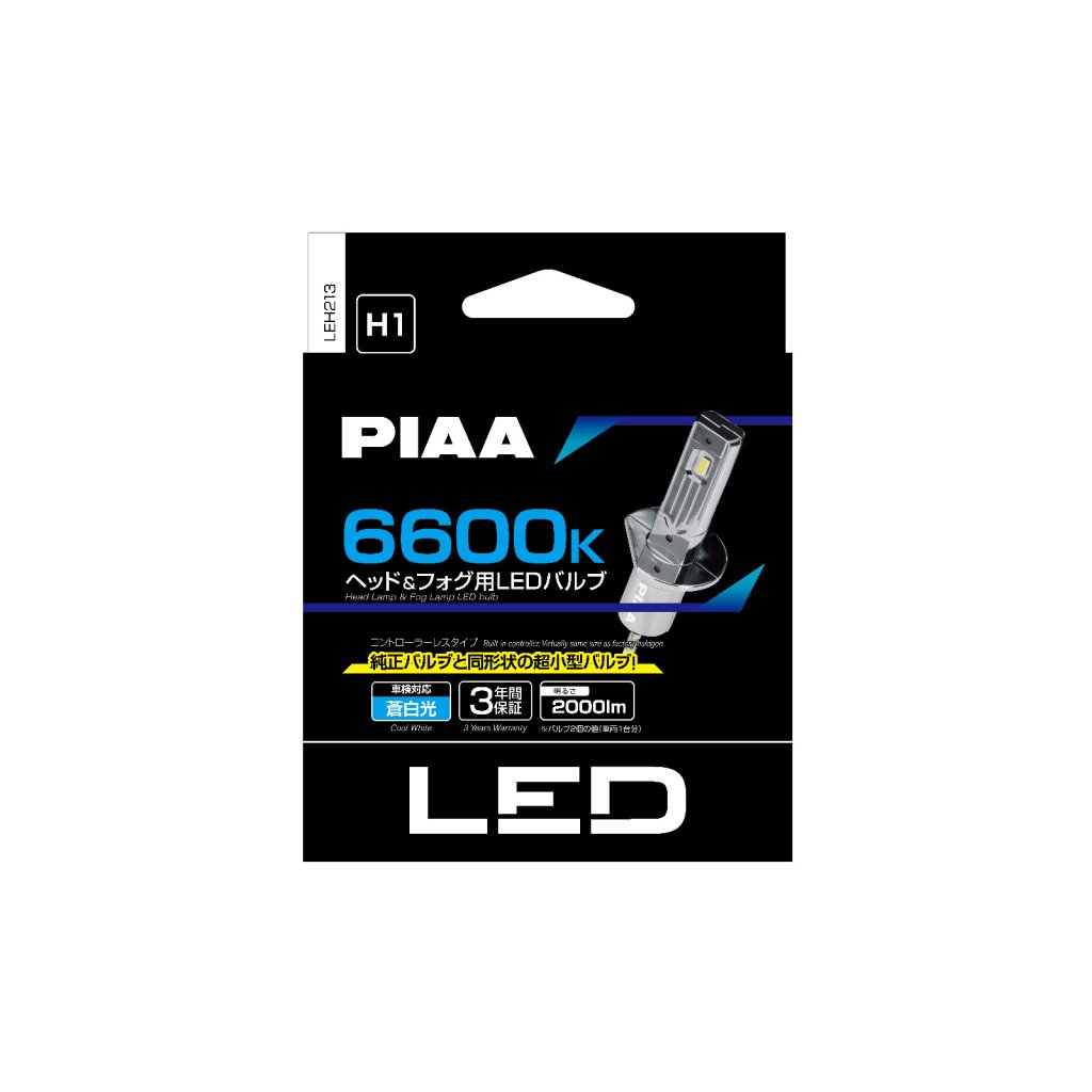 PIAA Gen4 LED náhrady autožárovek H1 s teplotou světla 6600K