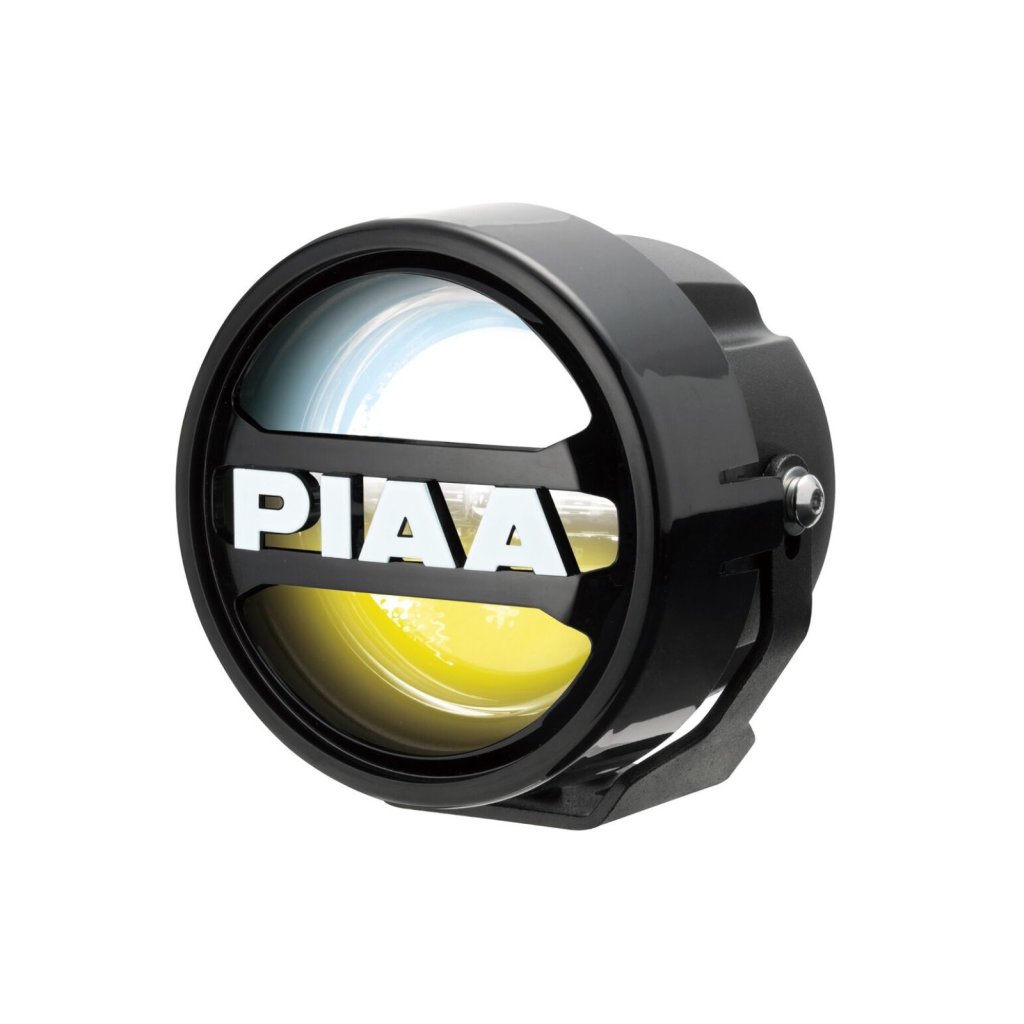 PIAA LPW530 přídavné bílé/žluté (přepínatelné) dálkové kulaté LED světlomety o průměru 89 mm / 3,5"