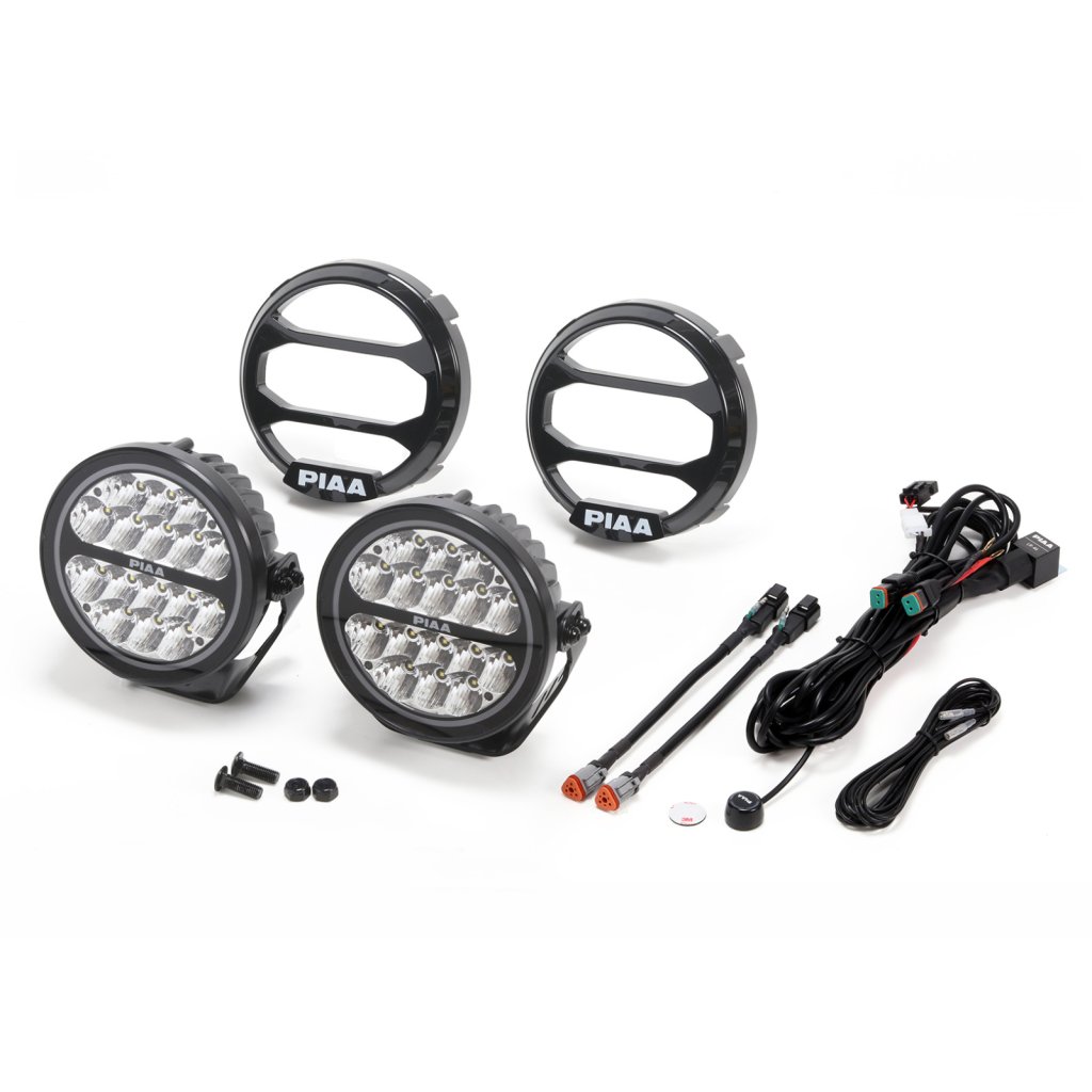 PIAA LPX570 přídavné dálkové kulaté LED světlomety o průměru 184 mm / 7" s funkcí denního svícení, homologace ECE / R10 / RoHS