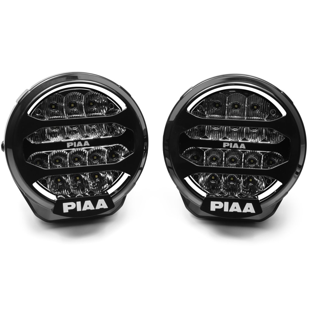 PIAA LPX570 přídavné dálkové kulaté LED světlomety o průměru 184 mm / 7" s funkcí denního svícení, homologace ECE / R10 / RoHS