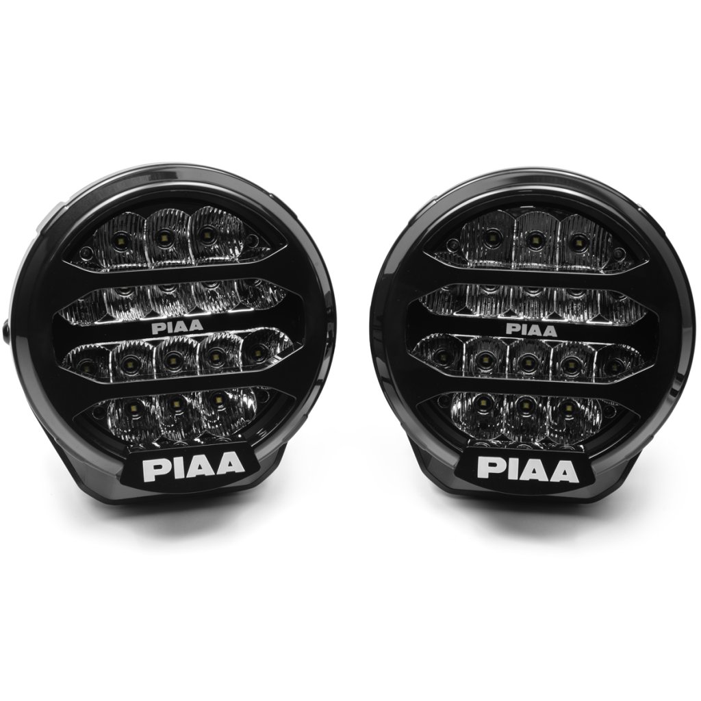 PIAA LPX570 přídavné dálkové kulaté LED světlomety o průměru 184 mm / 7" s funkcí denního svícení, homologace ECE / R10 / RoHS