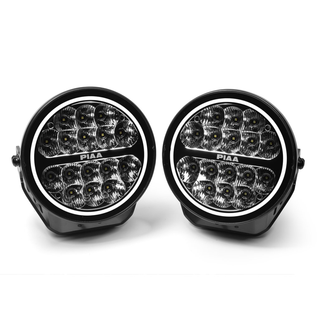 PIAA LPX570 přídavné dálkové kulaté LED světlomety o průměru 184 mm / 7" s funkcí denního svícení, homologace ECE / R10 / RoHS