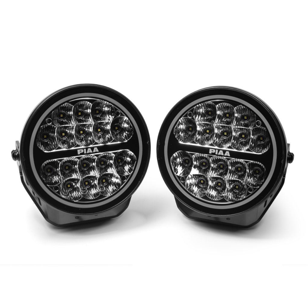 PIAA LPX570 přídavné dálkové kulaté LED světlomety o průměru 184 mm / 7" s funkcí denního svícení, homologace ECE / R10 / RoHS