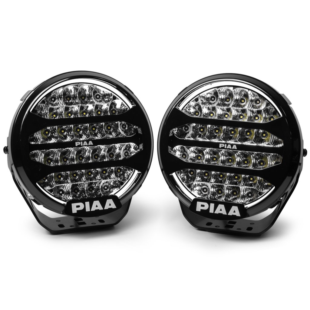 PIAA LPX590 přídavné dálkové kulaté LED světlomety o průměru 234 mm / 9" s funkcí denního svícení, homologace ECE / R10 / RoHS