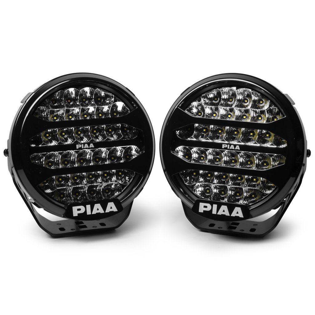 PIAA LPX590 přídavné dálkové kulaté LED světlomety o průměru 234 mm / 9" s funkcí denního svícení, homologace ECE / R10 / RoHS