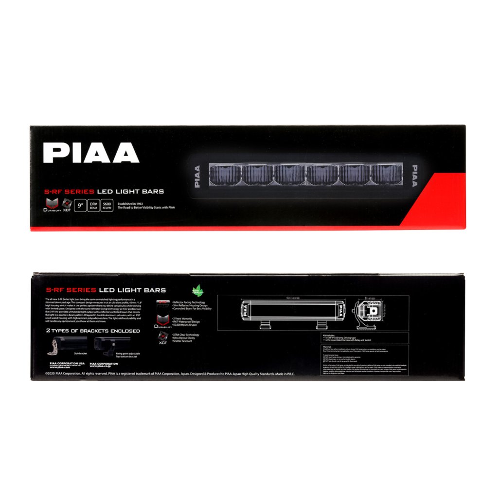PIAA S-RF9 světelná LED rampa o délce 23,8 cm (9") pro dálkové svícení, 1 kus