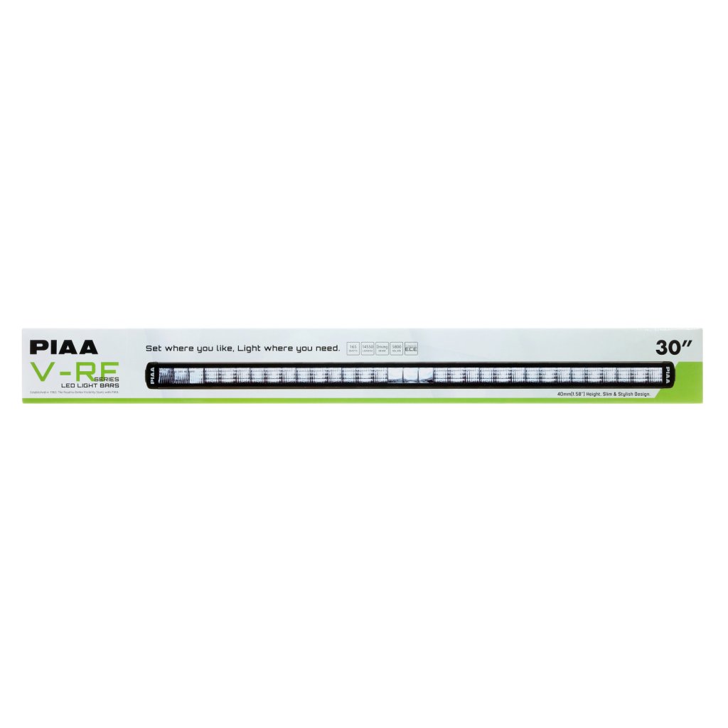PIAA V-RF30 světelná LED rampa 5800 K / 14550 lm o délce 79,8 cm (30") pro dálkové svícení, 1 kus, homologace ECE / R10 / RoHS