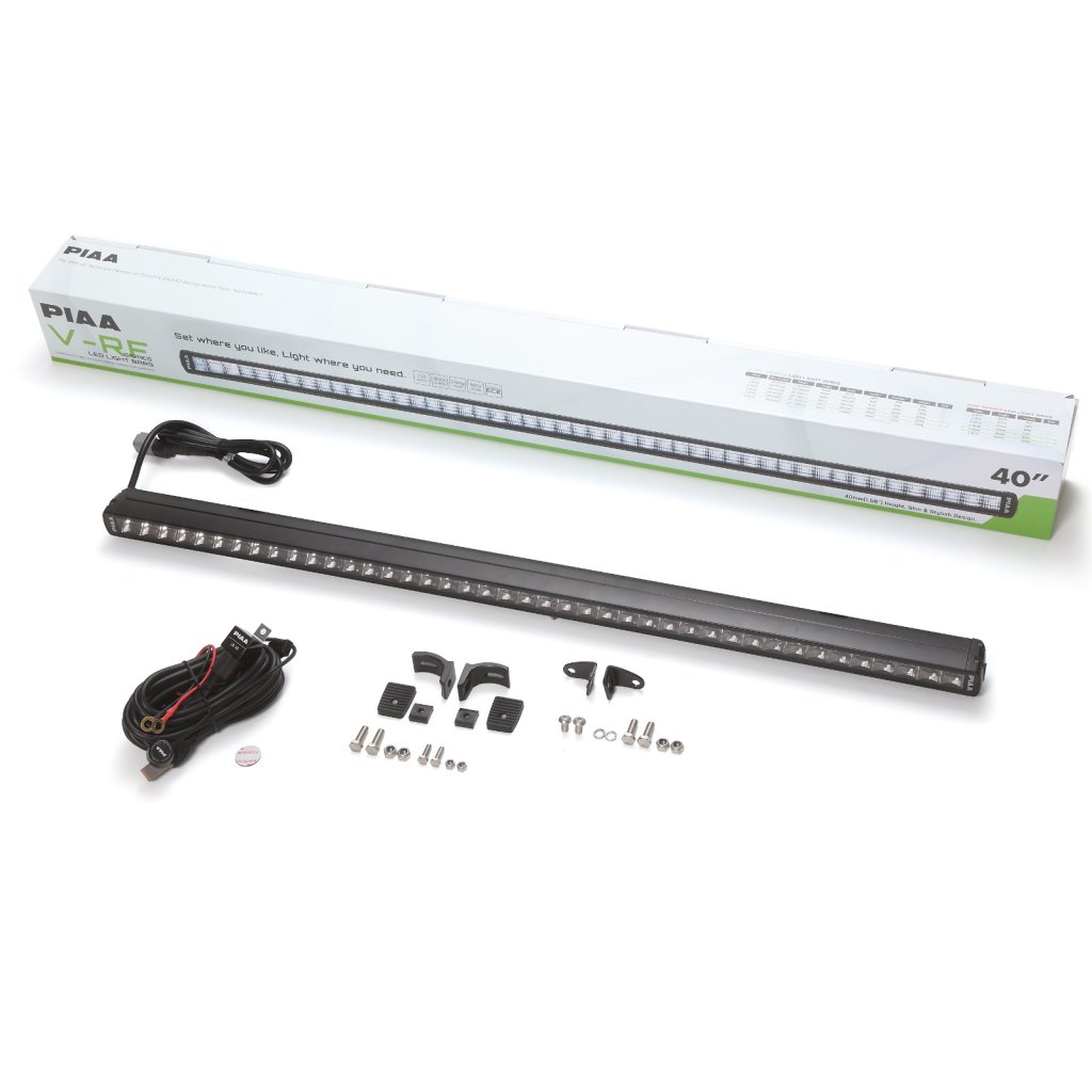 PIAA V-RF40 světelná LED rampa 5800 K / 18500 lm o délce 100,5 cm (40") pro dálkové svícení, 1 kus, homologace ECE / R10 / RoHS