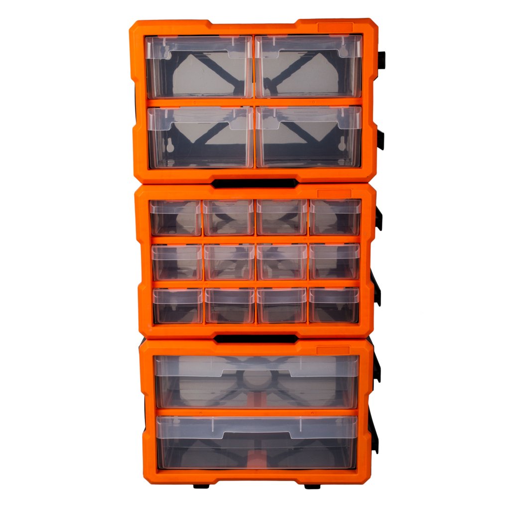 Plastový organizér, 12 boxů - MW1812