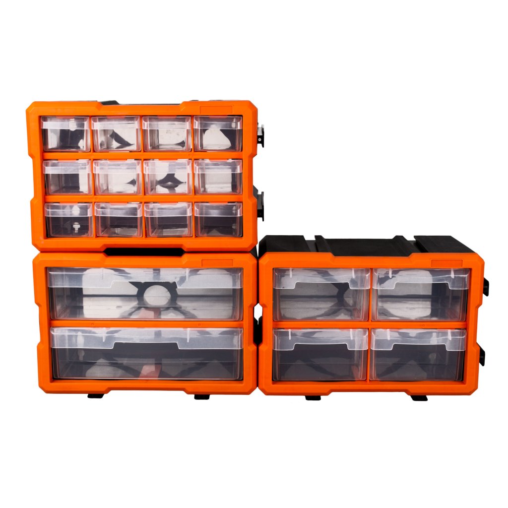 Plastový organizér, 12 boxů - MW1812
