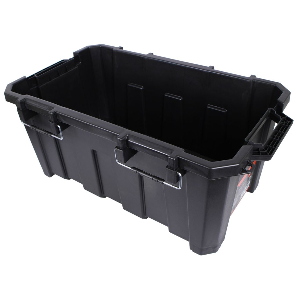 Plastový úložný box s víkem, 850 x 490 x 390 mm, 85 l - TC320506