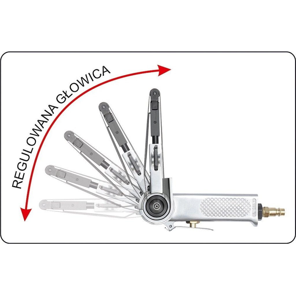 Pneumatická pásová bruska 10 x 330 mm (rozměr pásu) - YT-09741