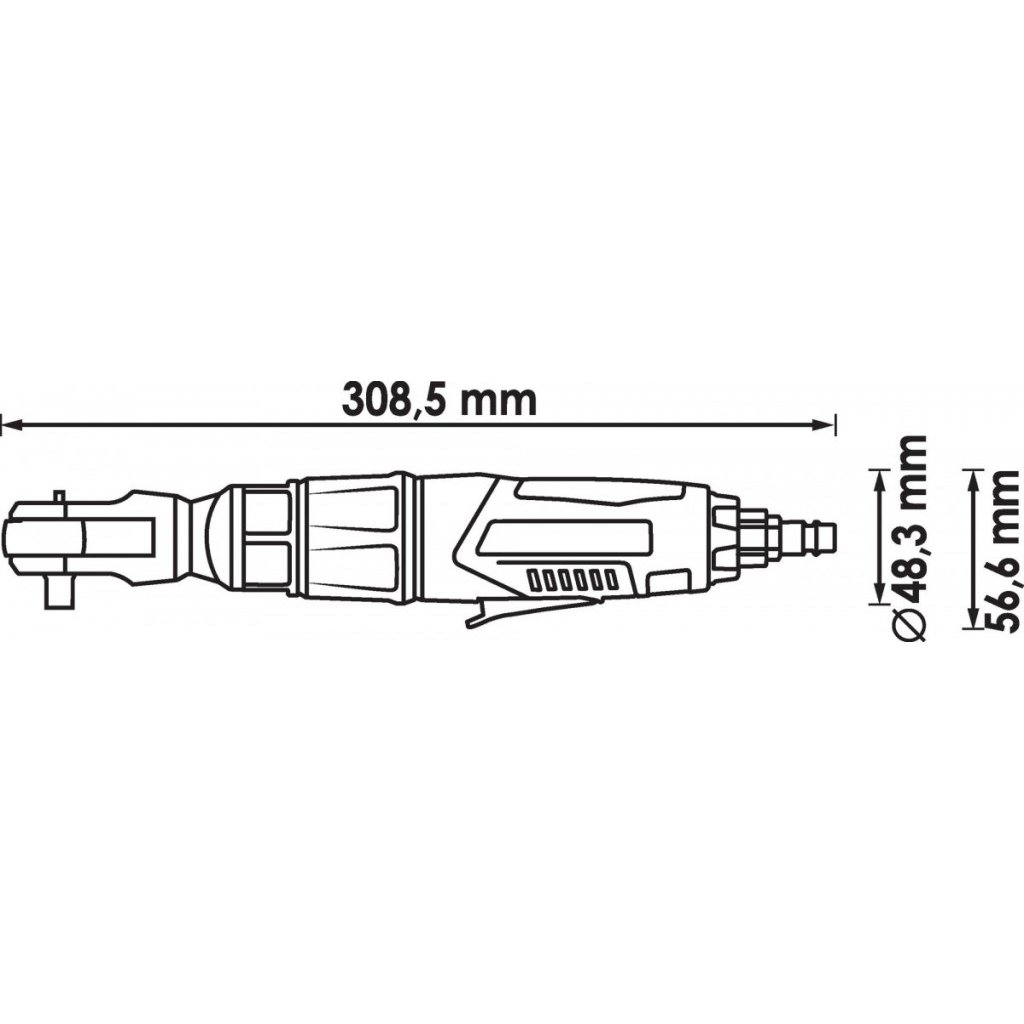 Pneumatická ráčna 1/2" VIGOR - V5675