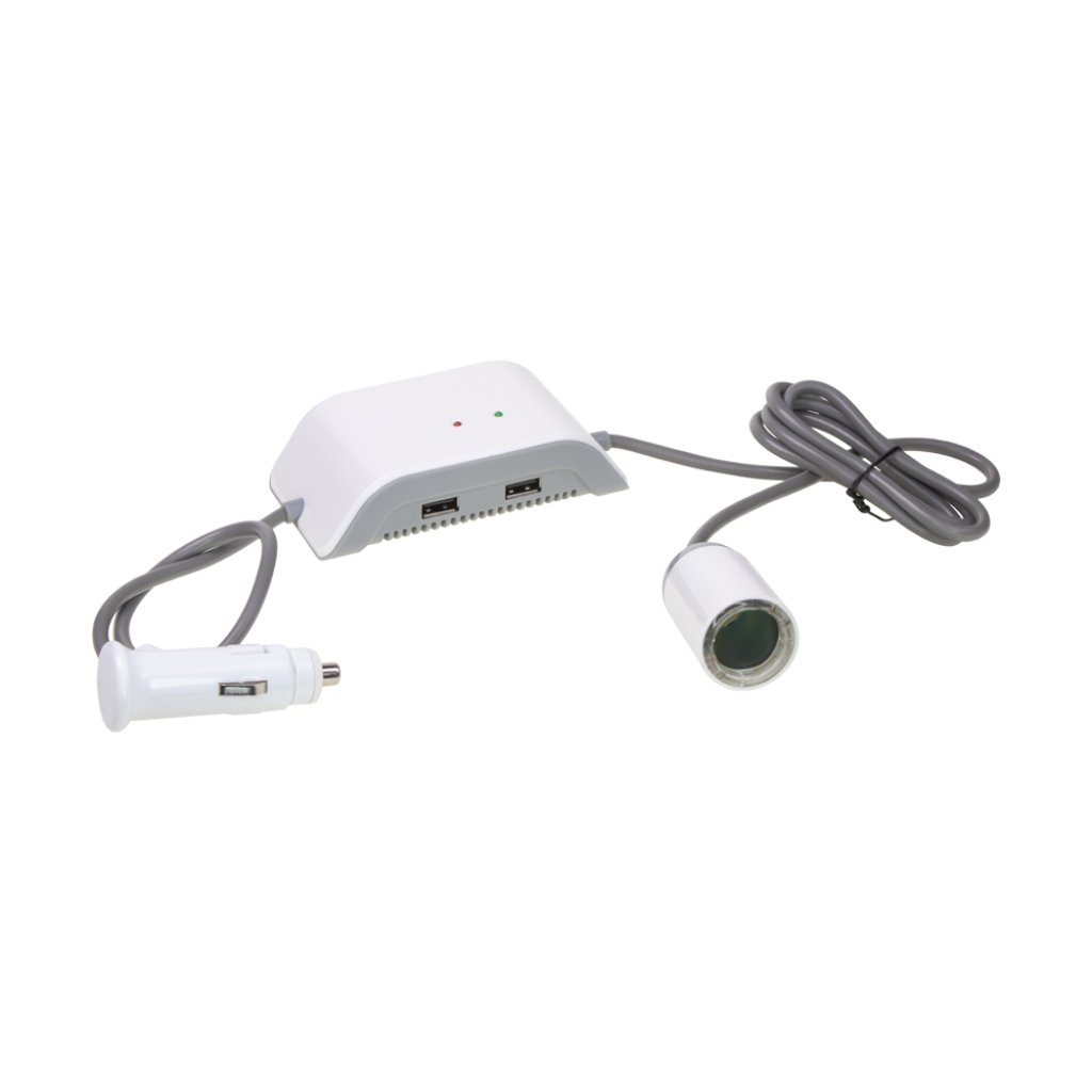 Podpěťová ochrana autobaterie, 2x USB