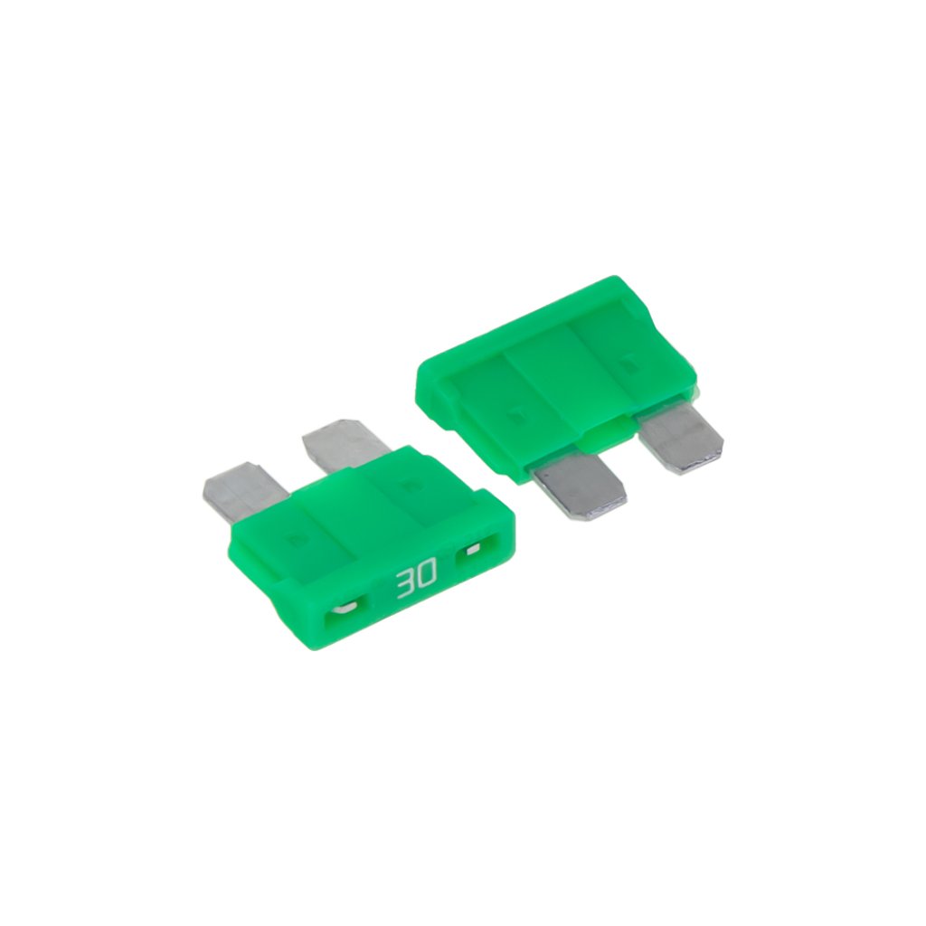 Pojistka nožová - 30A s LED, 10ks
