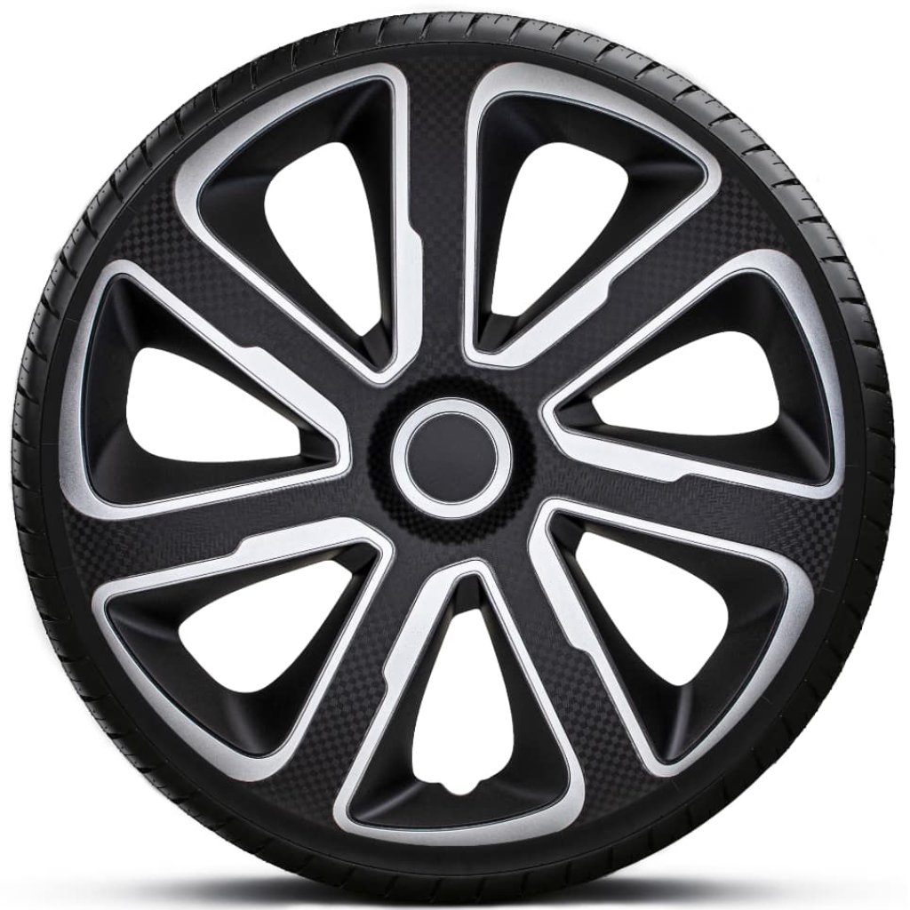 Poklice 13" LIVORNO CARBON SILVER BLACK