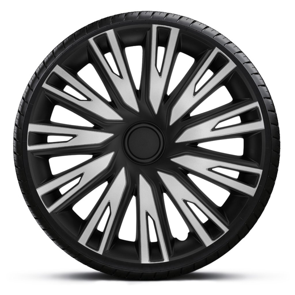 Poklice 14" COPRA SILVER BLACK