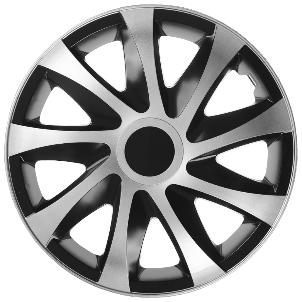 Poklice 14" DRACO CS černo-stříbrné