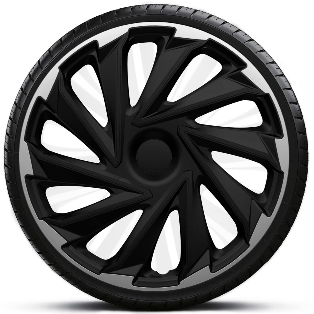 Poklice 14" MISANO BLACK SILVER