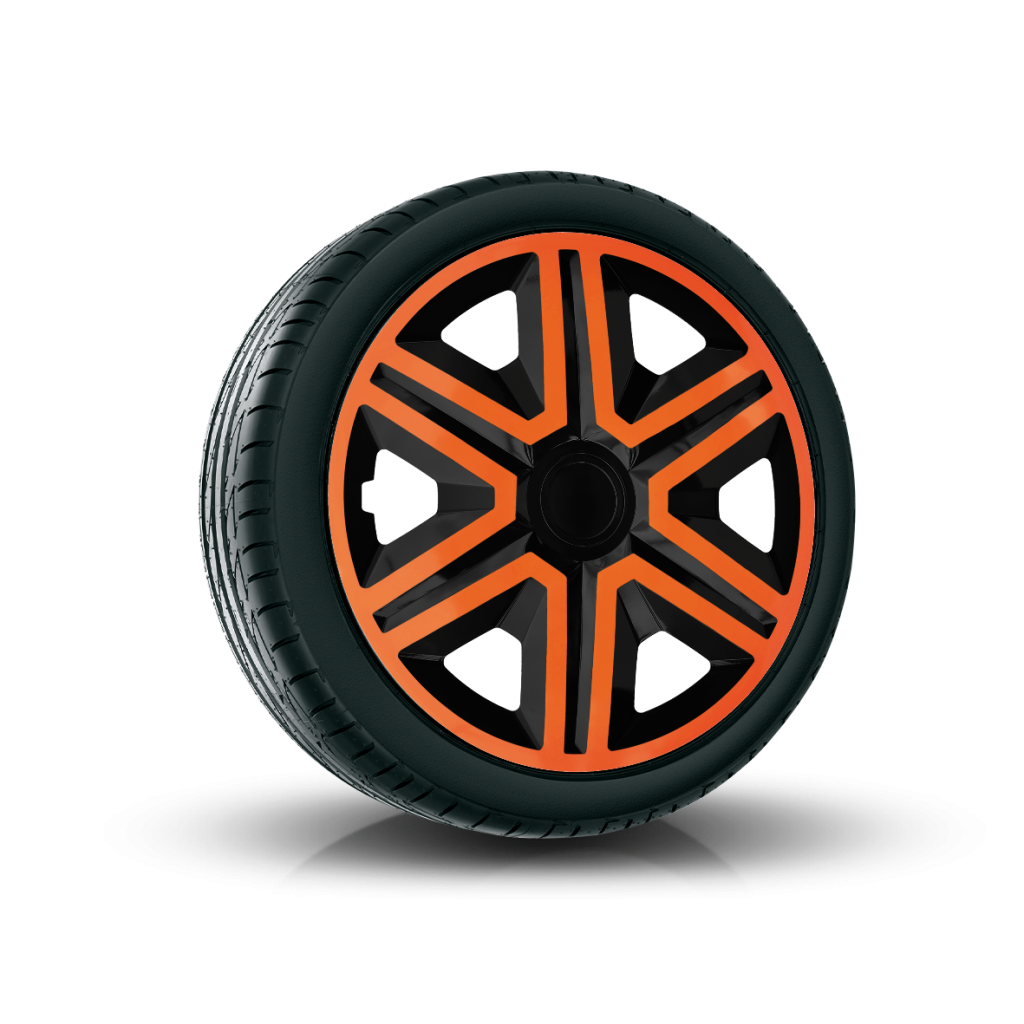 Poklice 15" ACTION doublecolor orange - black