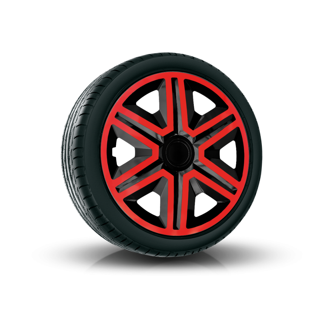 Poklice 15" ACTION doublecolor red - black