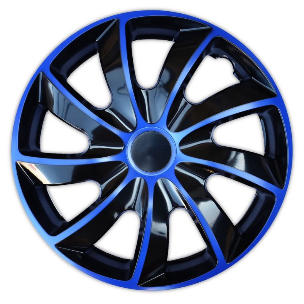 Poklice 15" QUAD BICOLOR BLACK/BLUE