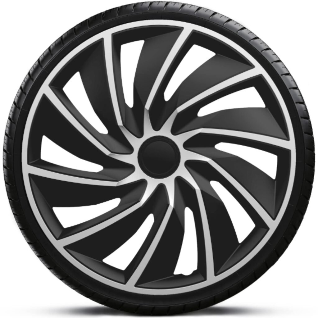 Poklice 15" TURBO SILVER BLACK