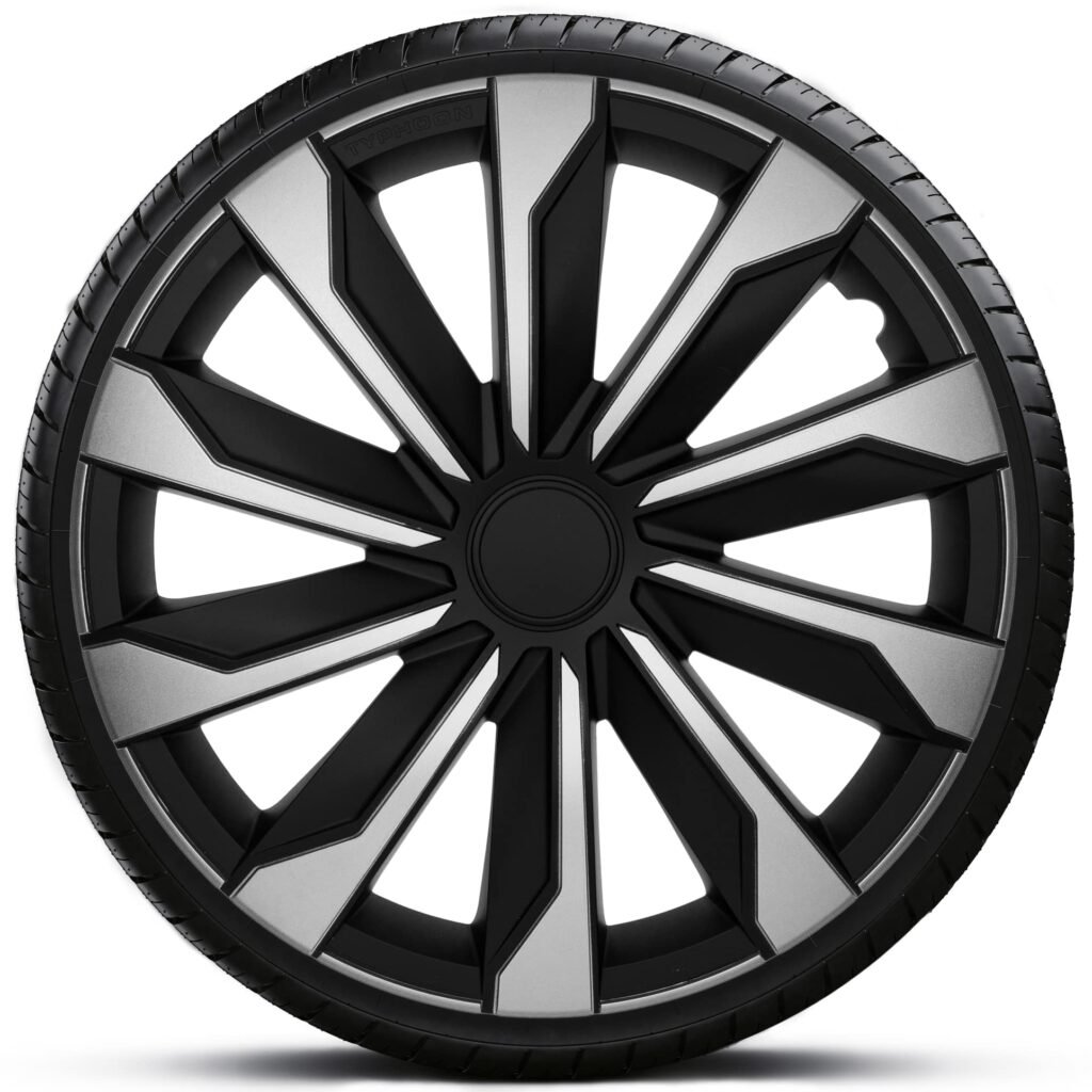 Poklice 15" TYPHOON SILVER BLACK