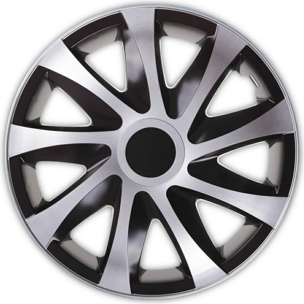 Poklice 16" DRACO CS černo-stříbrné