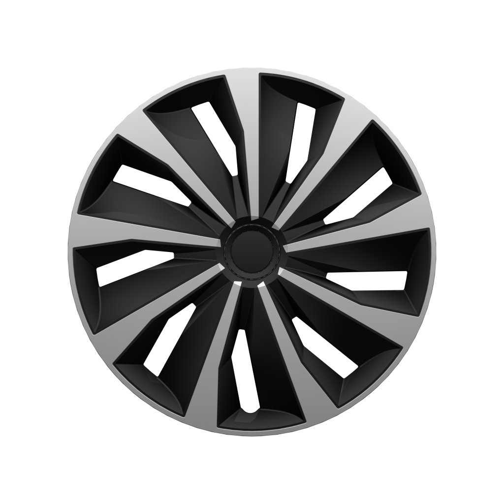 Poklice 16" GRIP SILVER BLACK