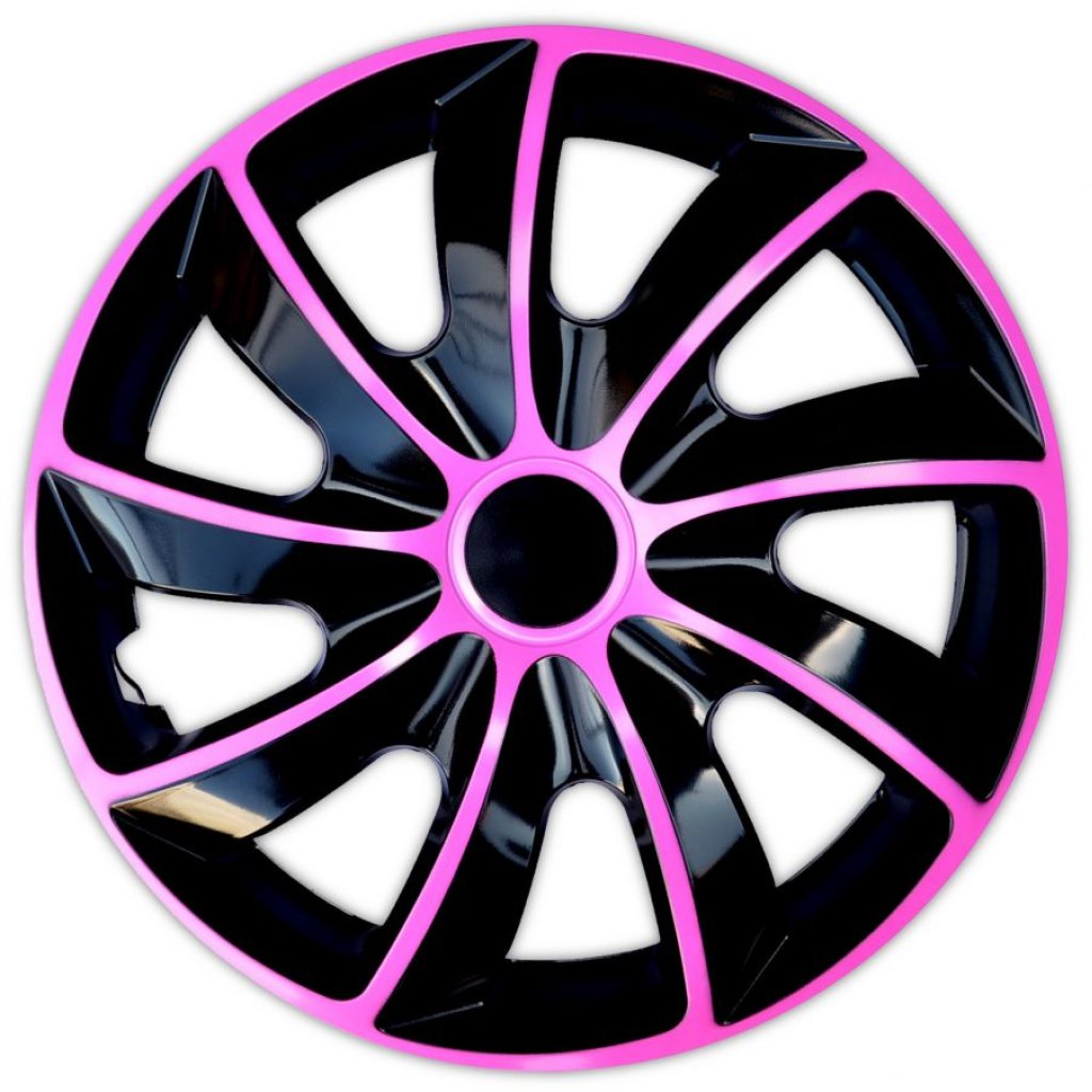 Poklice 16" QUAD BICOLOR BLACK/PINK