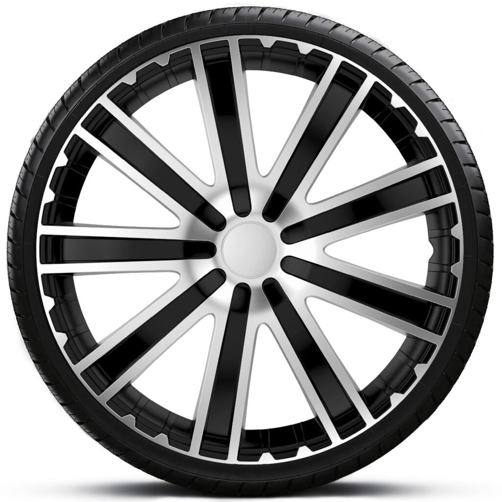 Poklice 16" TORO SILVER BLACK , sada 4ks