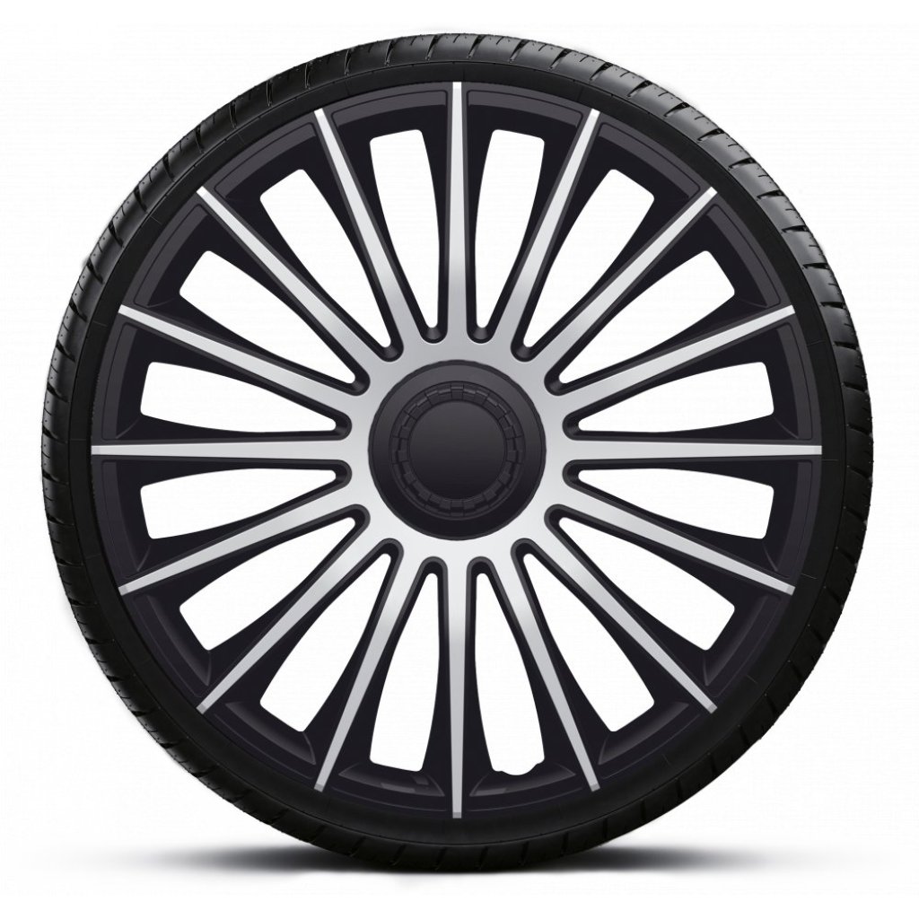 Poklice 17" AUSTIN SILVER BLACK