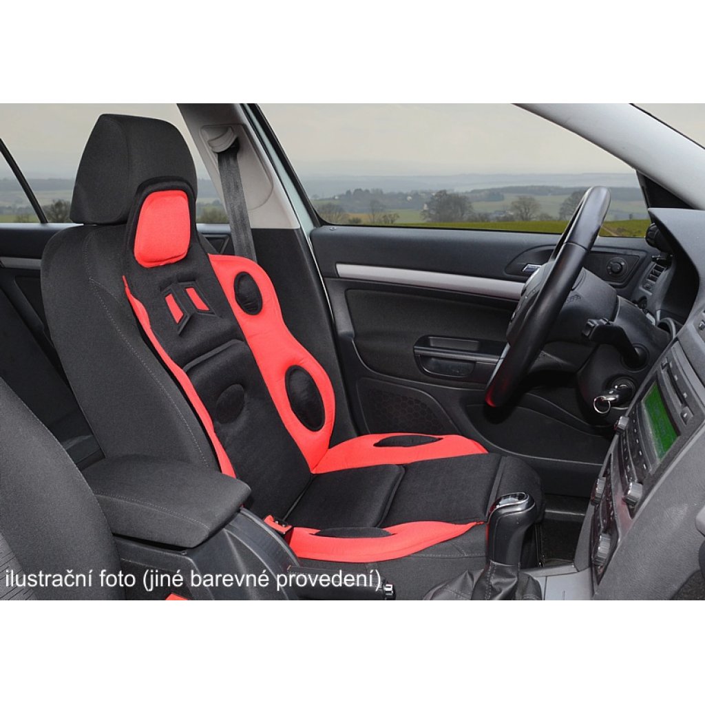 Potah sedadla RACE černo-šedý, 31650