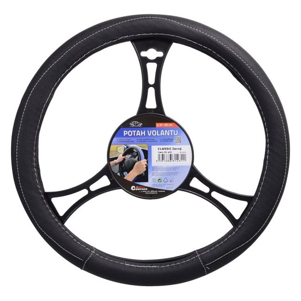 Potah volantu CLASSIC černý, 31431