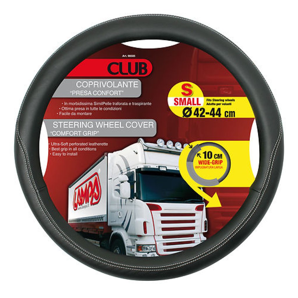 Potah volantu CLUB S 42-44cm, š.10cm černý, 98845