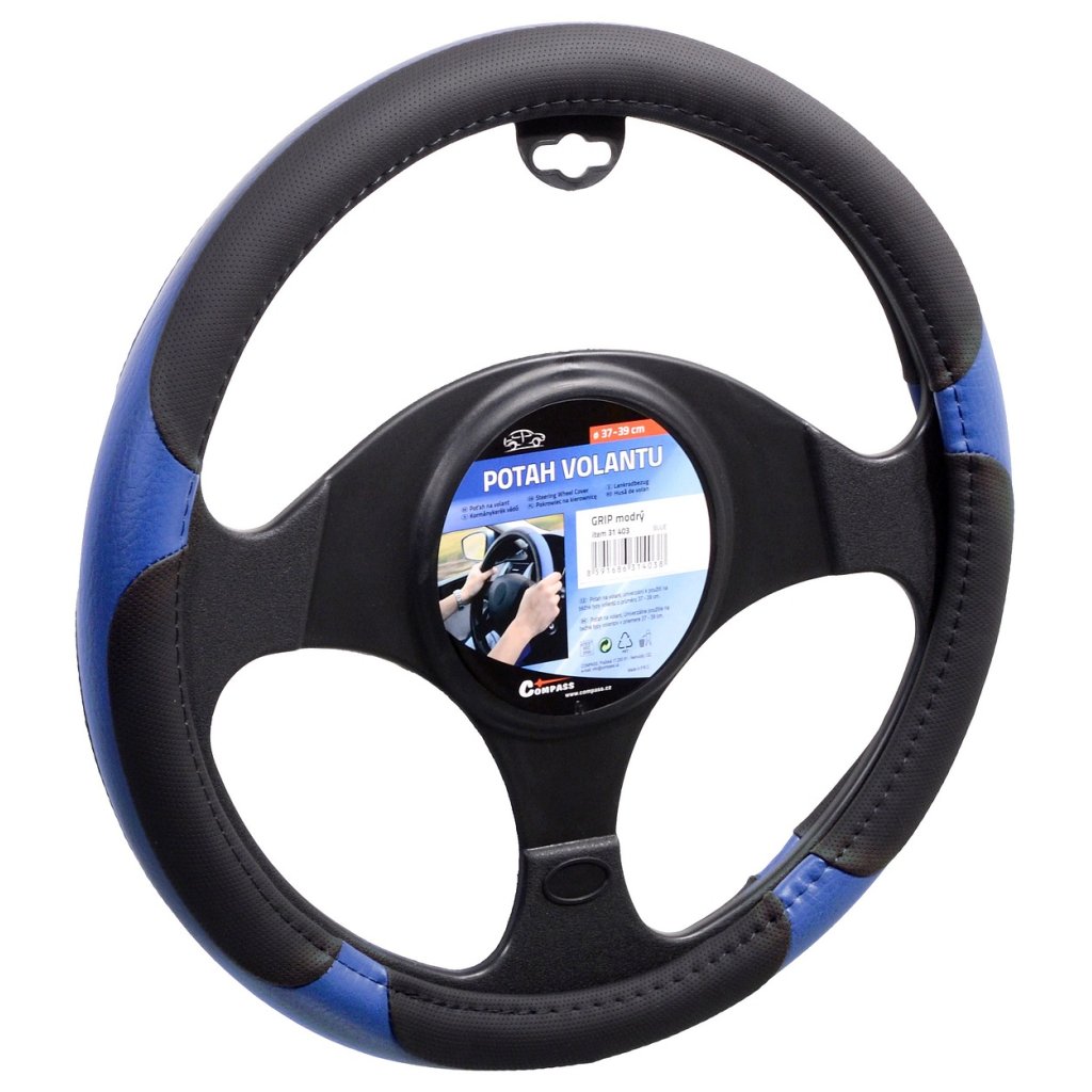 Potah volantu GRIP modrý, 31403