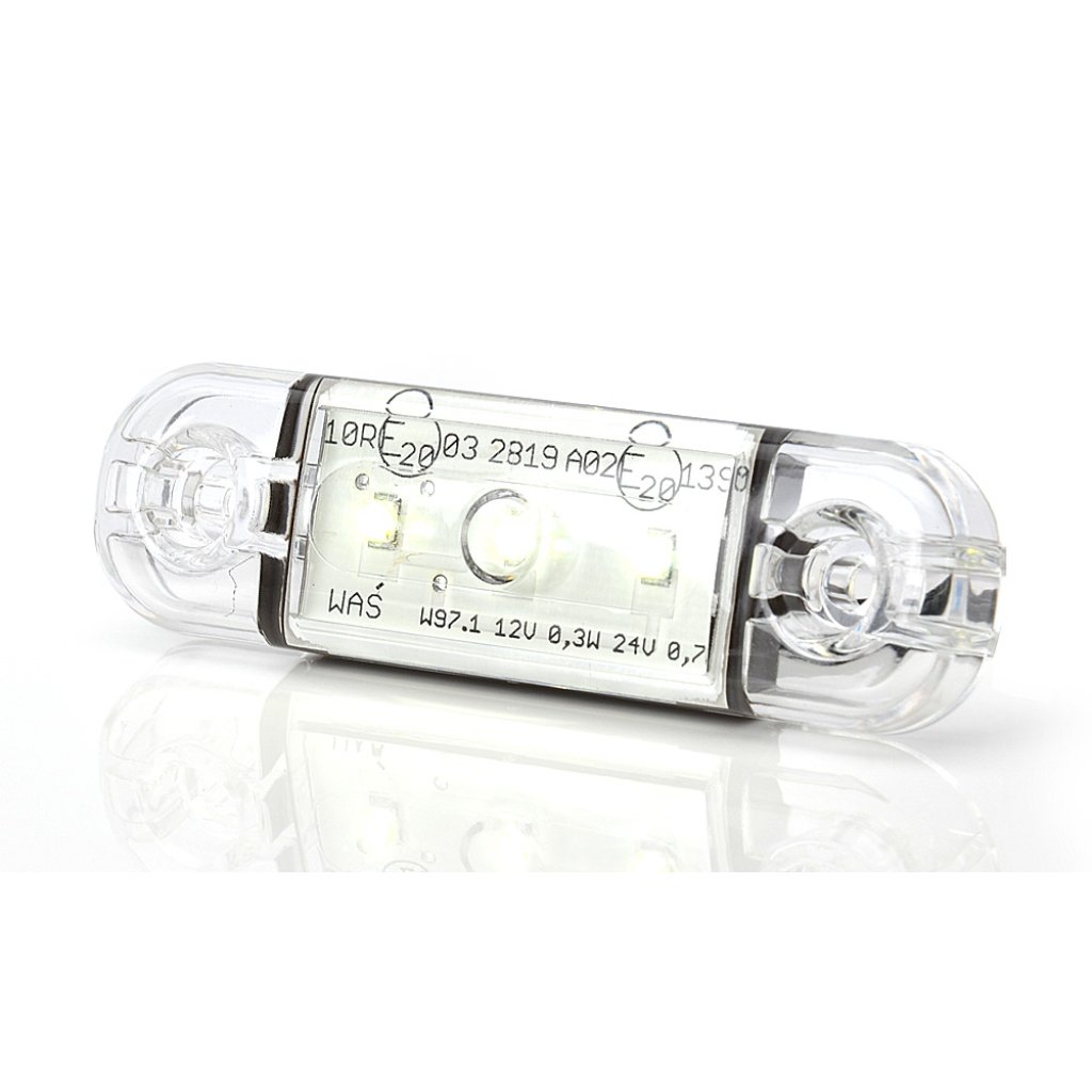 Poziční přední světlo, 12V-24V, LED, W97.1